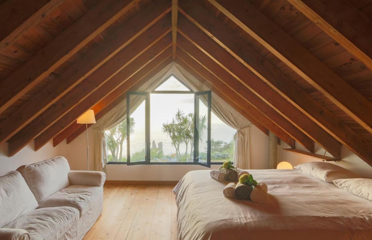 Green Oceanview Relaxing Cottage Mosteiros  Eksteriør billede