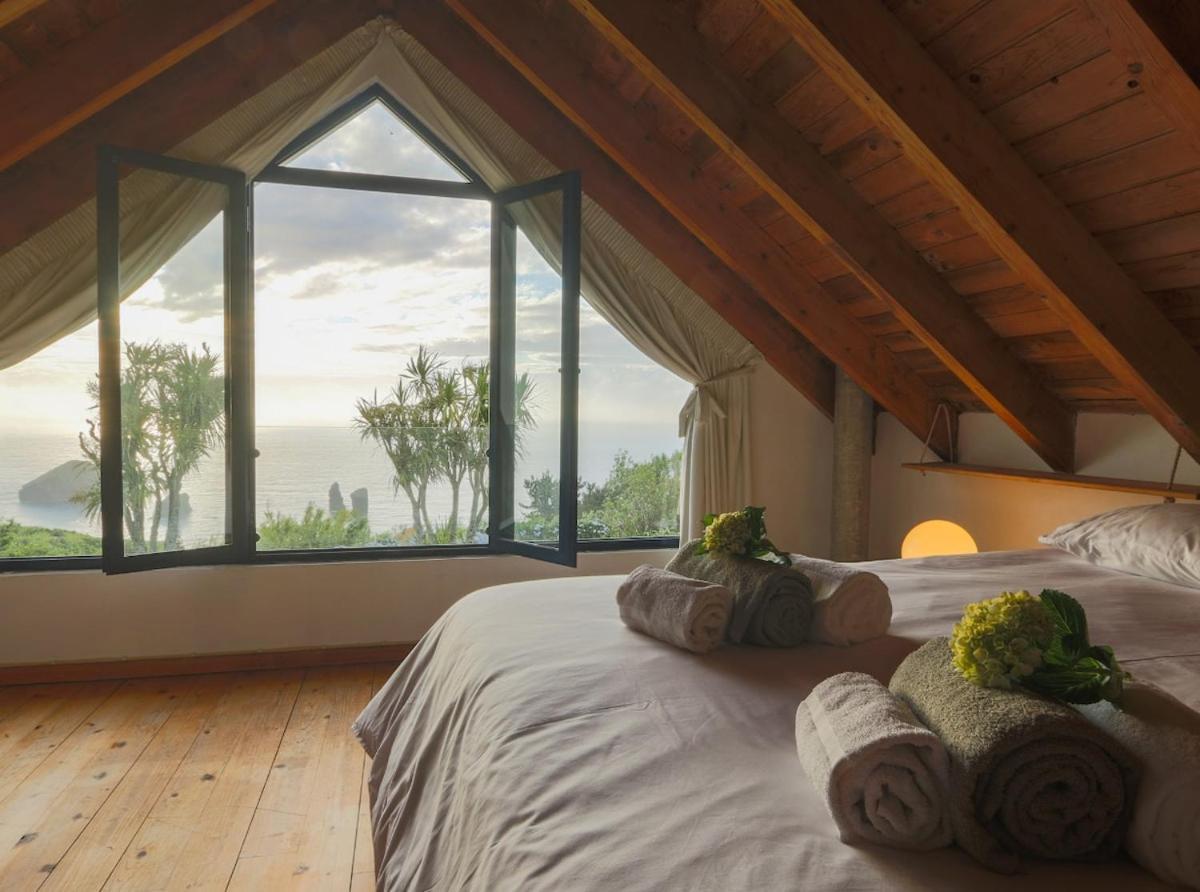 Green Oceanview Relaxing Cottage Mosteiros  Eksteriør billede